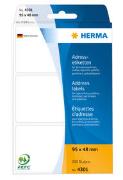 HERMA Adressetiketten, endlos, leporellogefalzt, 95 x 48 mm