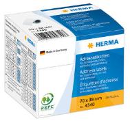 HERMA Adressetiketten auf Rollen, 70 x 38 mm