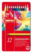 CARAN d'ACHE Farbstifte Supracolor® Soft, 12 Farben