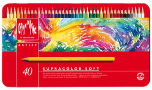 CARAN d'ACHE Farbstifte Supracolor® Soft, 40 Farben