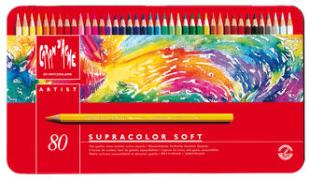 CARAN d'ACHE Farbstifte Supracolor® Soft, 80 Farben