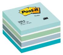 Post-it® Haftnotizen Würfel, pastellblau