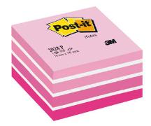 Post-it® Haftnotizen Würfel, pastellpink