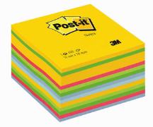 Post-it® Haftnotizen Würfel, multicolor