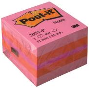 Post-it® Haftnotizen Würfel Mini, pink