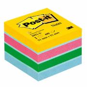 Post-it® Haftnotizen Würfel Mini, multicolor