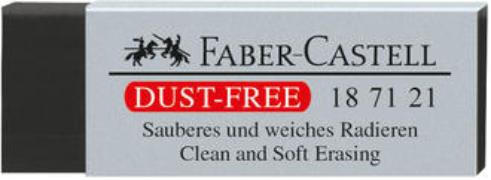 FABER-CASTELL Radierer Dust-Free, schwarz