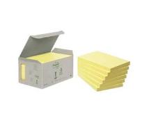 Post-it® Haftnotizen Recycling Tower, gelb, 127 x 76 mm