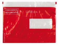 ELCO Quick Vitro Dokumententaschen Dokumente/Documents rot, C5 Fenster rechts