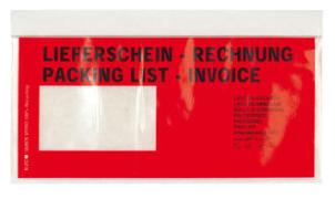 ELCO Quick Vitro Dokumententaschen Lieferschein/Rechnung, C6/5 Fenster links