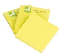 Q-CONNECT® Haftnotizen Quick Notes neon, neongelb