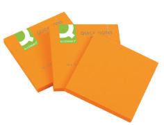 Q-CONNECT® Haftnotizen Quick Notes neon, neonorange