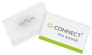 Q-CONNECT® Namensschilder mit Nadel, 60 x 30 mm 100 Stück