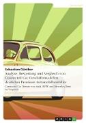 Analyse, Bewertung und Vergleich von Connected Car Geschäftsmodellen deutscher Premium Automobilhersteller