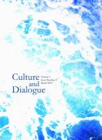 Culture and Dialogue, Volume 3: No. 1 (March 2013): Special Issue on "Religion and Dialogue"