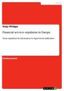 Financial services regulation in Europe