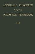 Annuaire Européen / European Yearbook