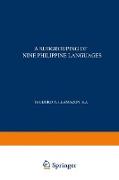 A Subgrouping of Nine Philippine Languages