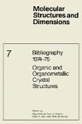 Bibliography 1974¿75 Organic and Organometallic Crystal Structures