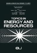 Topics in Energy and Resources