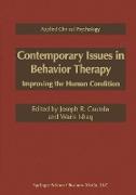 Contemporary Issues in Behavior Therapy