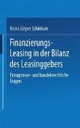 Finanzierungs-Leasing in der Bilanz des Leasinggebers