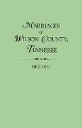 Marriages of Wilson County, Tennessee, 1802-1850