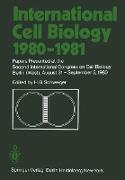 International Cell Biology 1980¿1981