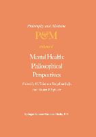 Mental Health: Philosophical Perspectives