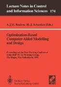 Optimization-Based Computer-Aided Modelling and Design