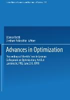 Advances in Optimization