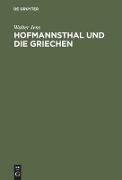 Hofmannsthal und die Griechen