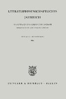 Literaturwissenschaftliches Jahrbuch