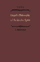 Hegels Philosophie des subjektiven Geistes / Hegel¿s Philosophy of Subjective Spirit