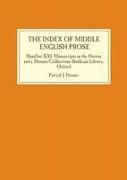 The Index of Middle English Prose