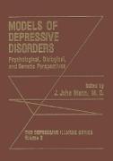 Models of Depressive Disorders