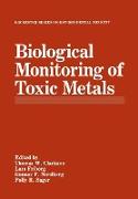 Biological Monitoring of Toxic Metals