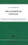 The Concepts of Criticism