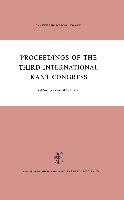 Proceedings of the Third International Kant Congress