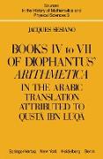 Books IV to VII of Diophantus¿ Arithmetica