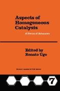 Aspects of Homogeneous Catalysis