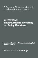 International Macroeconomic Modelling for Policy Decisions