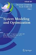 System Modeling and Optimization