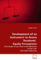 Development of an Instrument to Assess Residents'' Equity Perceptions