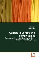 Corporate Culture and Family Values