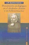 Pensamiento pedagógico en el idealismo alemán y en Schleiermacher