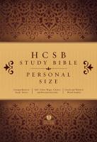 Study Bible-HCSB-Personal Size