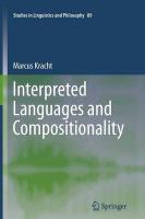 Interpreted Languages and Compositionality