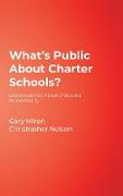 What's Public About Charter Schools?