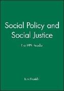 Social Policy and Social Justice